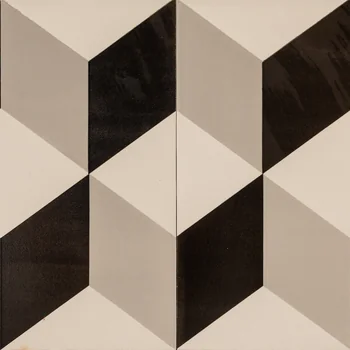 Matt Geometric Ceramic Tile image 2