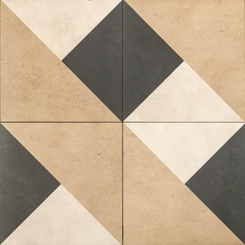 Matt Geometric Colour Body Vitrified Tile image 1