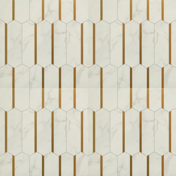 Matt Carving Geometric Vitrified Tile image 1