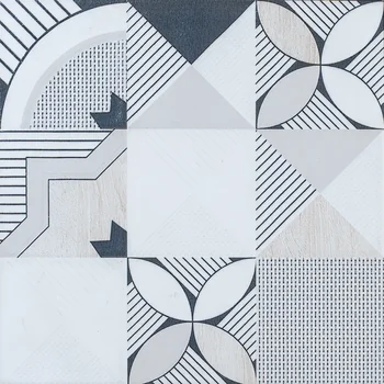 Matt Punch Carving Patterned Decorative Ceramic Tile image 1