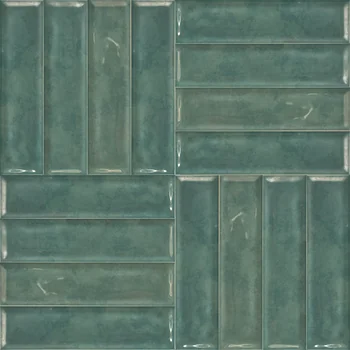 Glossy Subway Ceramic Tile image 1