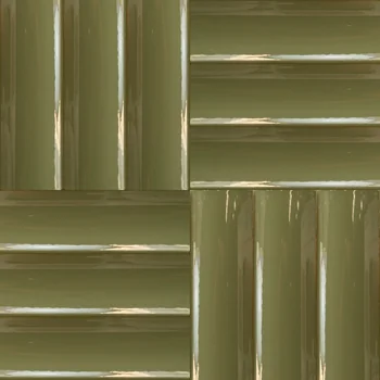 Glossy Fluted Ceramic Tile image 2