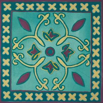 Matt Luster Moroccan Ceramic Tile image 1