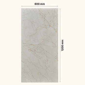 Matt Glue Carving Marble Vitrified Tile image 2