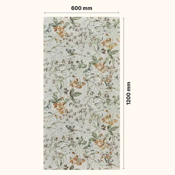 Textured Matt Glue Floral Vitrified Tile image 2