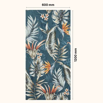 Matt Glue Carving Tropical Vitrified Tile image 2