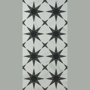 Satin Matt Patterned Decorative Vitrified Tile image 1