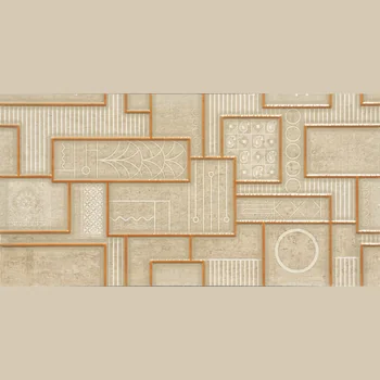 Satin Matt Punch Patterned Decorative Ceramic Tile image 1