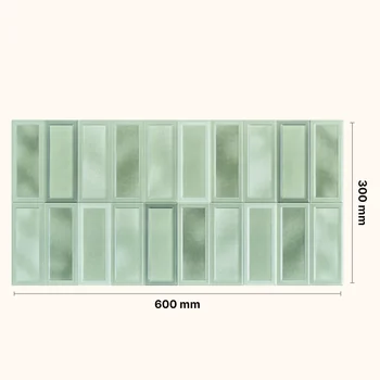 Glossy Punch Subway Ceramic Tile image 2