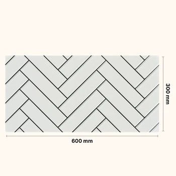 Glossy Punch Patterned Decorative Ceramic Tile image 2
