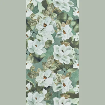 Matt Carving Floral Vitrified Tile image 1