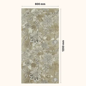 Matt Glue Carving Tropical Vitrified Tile image 2