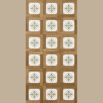 Matt Carving Wooden Vitrified Tile image 1