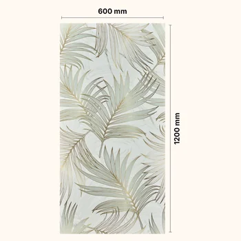 Glossy Carving Tropical Vitrified Tile image 2