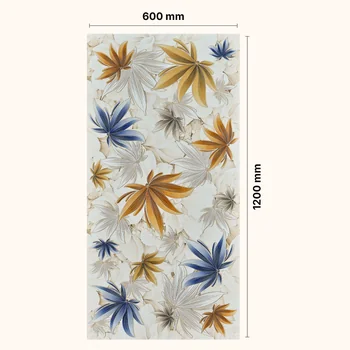 Matt Glue Floral Vitrified Tile image 2