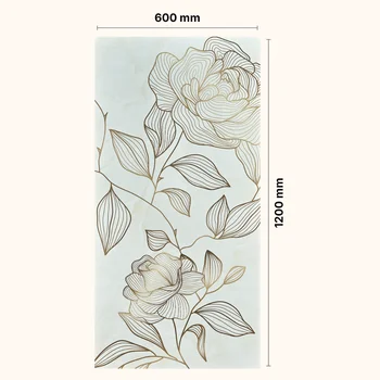 Matt Glue Floral Vitrified Tile image 2