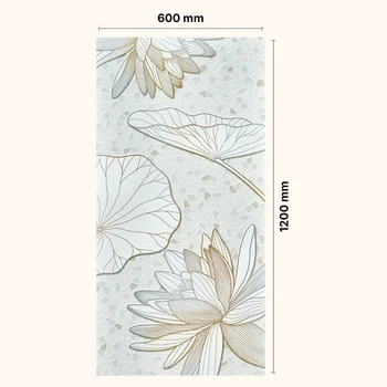 Matt Glue Floral Vitrified Tile image 2