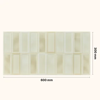 Glossy Punch Subway Ceramic Tile image 2