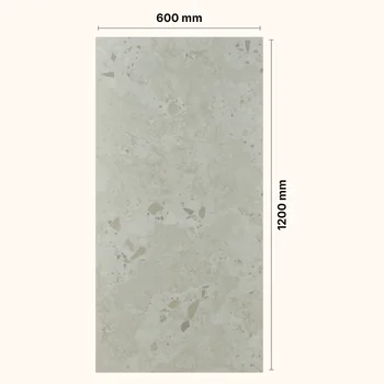 Matt Glue Carving Terrazzo Vitrified Tile image 2