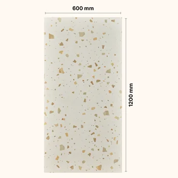 Textured Matt Glue Terrazzo Vitrified Tile image 2
