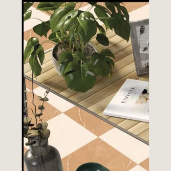 Matt Punch Carving Herringbone Vitrified Tile image 1