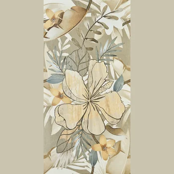 Matt Glue Carving Floral Vitrified Tile image 1