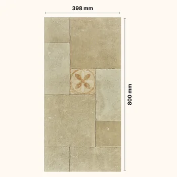 Matt Punch Patterned Decorative Vitrified Tile image 2